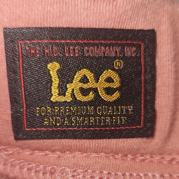 Nwt-Lee Women’s Pink Coral Flat Front Cotton Shorts - Picture 8 of 9